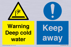 Warning Deep cold water Keep away